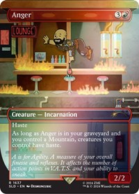 Anger (1637) (Rainbow Foil) (1637) [Secret Lair Drop Series]