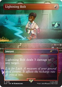 Lightning Bolt (1638) (Rainbow Foil) (1638) [Secret Lair Drop Series]