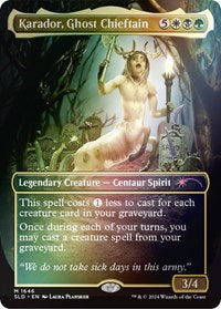 Karador, Ghost Chieftain (Rainbow Foil) (1646) [Secret Lair Drop Series]