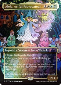 Alela, Artful Provocateur (1630) (Rainbow Foil) (1630) [Secret Lair Drop Series]
