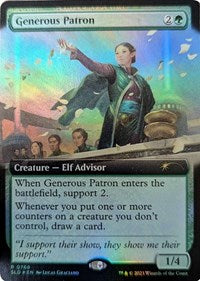 Generous Patron (Extended Art) (768) [Secret Lair Drop Series]