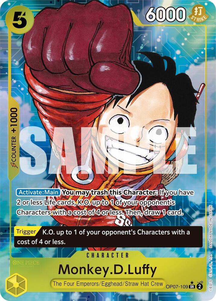 Monkey.D.Luffy (109) (Parallel) (OP07-109) [500 Years in the Future]