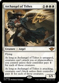 Archangel of Tithes (2) [Promo Pack: Outlaws of Thunder Junction]