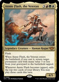 Annie Flash, the Veteran (190) [Promo Pack: Outlaws of Thunder Junction]