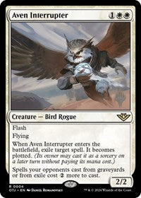 Aven Interrupter (4) [Promo Pack: Outlaws of Thunder Junction]