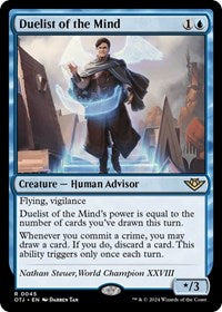 Duelist of the Mind (45) [Promo Pack: Outlaws of Thunder Junction]