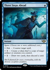 Three Steps Ahead (75) [Promo Pack: Outlaws of Thunder Junction]