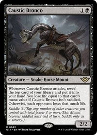 Caustic Bronco (82) [Promo Pack: Outlaws of Thunder Junction]