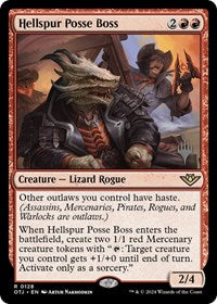 Hellspur Posse Boss (128) [Promo Pack: Outlaws of Thunder Junction]
