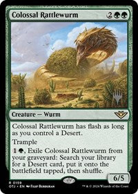 Colossal Rattlewurm (159) [Promo Pack: Outlaws of Thunder Junction]