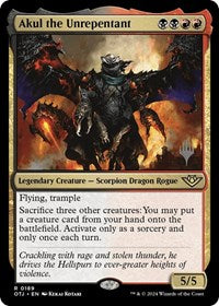 Akul the Unrepentant (189) [Promo Pack: Outlaws of Thunder Junction]