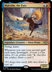 Malcolm, the Eyes (219) [Prerelease Cards]