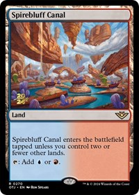 Spirebluff Canal (OTJ) (270) [Prerelease Cards]
