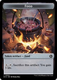 Food Token (4) [Outlaws of Thunder Junction: The Big Score]
