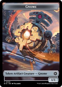 Gnome Token (5) [Outlaws of Thunder Junction: The Big Score]