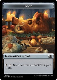 Food // Plot Double-Sided Token (5 // 20) [Outlaws of Thunder Junction: Breaking News]