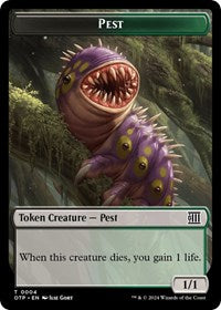 Pest Token (4) [Outlaws of Thunder Junction: Breaking News]