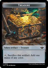 Treasure // Ox Double-Sided Token (18 // 3) [Outlaws of Thunder Junction]