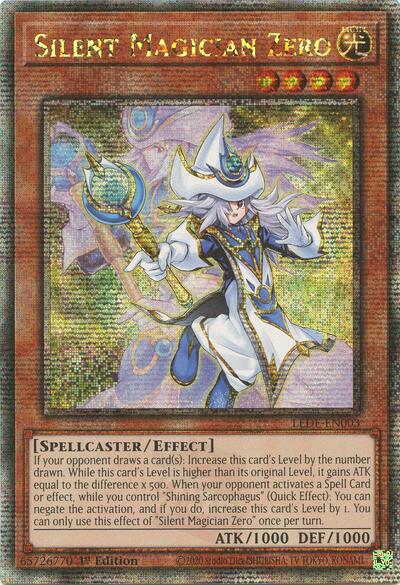 Silent Magician Zero (Quarter Century Secret Rare) (LEDE-EN003) [Legacy of Destruction]