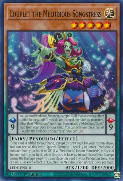 Couplet the Melodious Songstress (LEDE-EN010) [Legacy of Destruction]