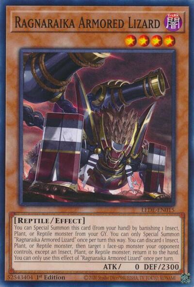 Ragnaraika Armored Lizard (LEDE-EN015) [Legacy of Destruction]