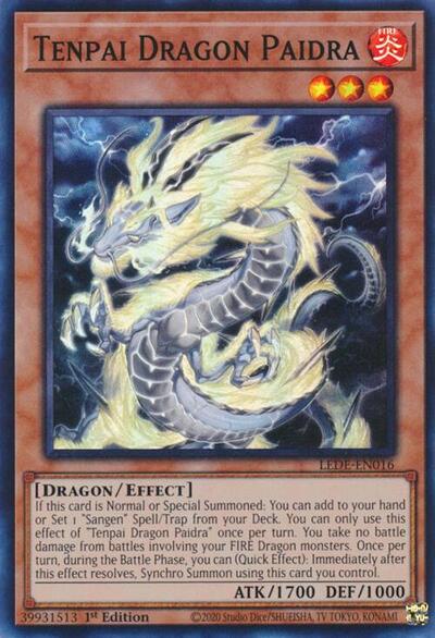 Tenpai Dragon Paidra (LEDE-EN016) [Legacy of Destruction]