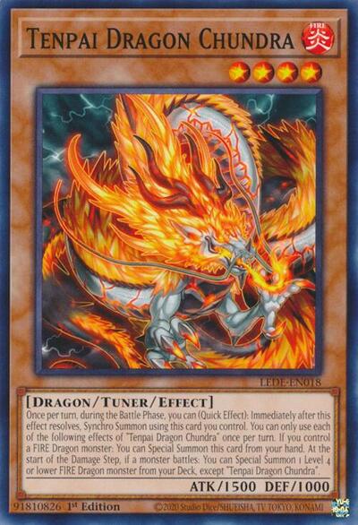 Tenpai Dragon Chundra (LEDE-EN018) [Legacy of Destruction]