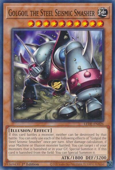 Golgoil the Steel Seismic Smasher (LEDE-EN026) [Legacy of Destruction]
