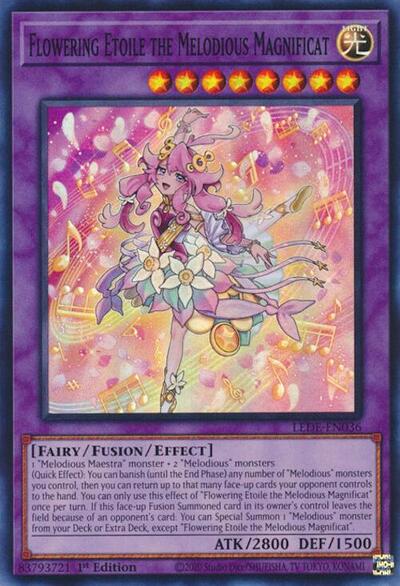 Flowering Etoile the Melodious Magnificat (LEDE-EN036) [Legacy of Destruction]