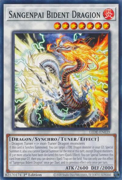 Sangenpai Bident Dragion (LEDE-EN039) [Legacy of Destruction]