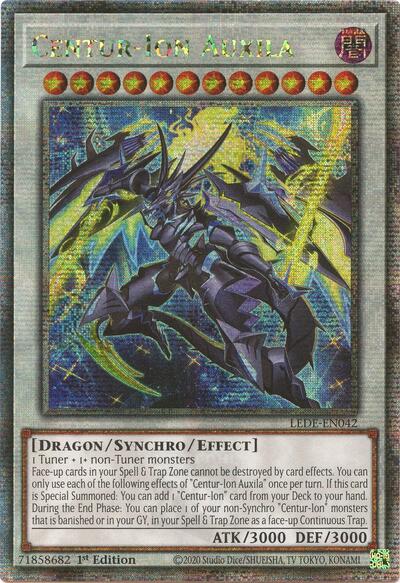 Centur-Ion Auxila (Quarter Century Secret Rare) (LEDE-EN042) [Legacy of Destruction]