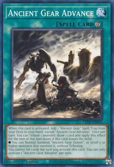 Ancient Gear Advance (LEDE-EN055) [Legacy of Destruction]