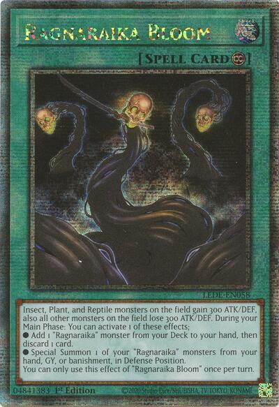Ragnaraika Bloom (Quarter Century Secret Rare) (LEDE-EN058) [Legacy of Destruction]