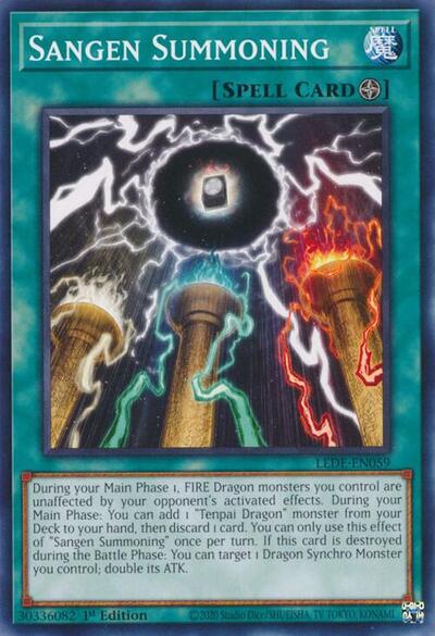 Sangen Summoning (LEDE-EN059) [Legacy of Destruction]