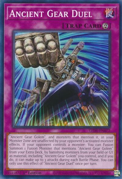 Ancient Gear Duel (LEDE-EN072) [Legacy of Destruction]