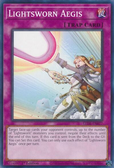 Lightsworn Aegis (LEDE-EN077) [Legacy of Destruction]