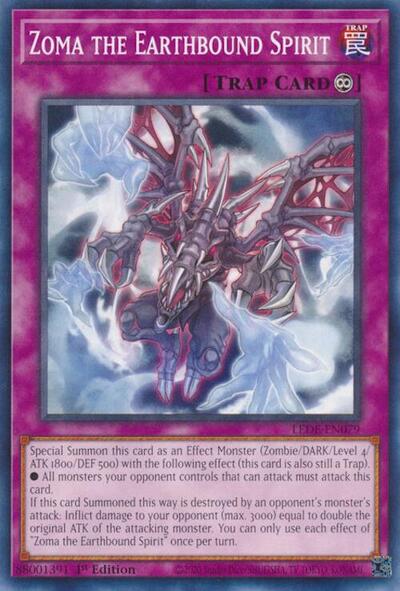 Zoma the Earthbound Spirit (LEDE-EN079) [Legacy of Destruction]