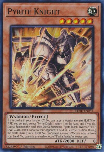 Pyrite Knight (LEDE-EN081) [Legacy of Destruction]