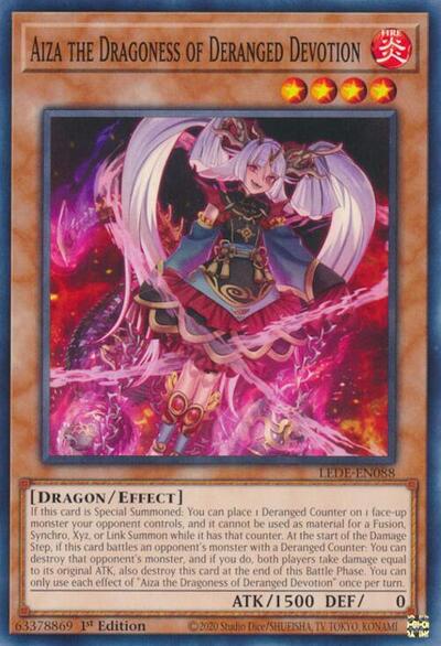 Aiza the Dragoness of Deranged Devotion (LEDE-EN088) [Legacy of Destruction]