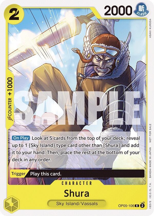 Shura (Tournament Pack Vol. 7) (OP05-106) [One Piece Promotion Cards]