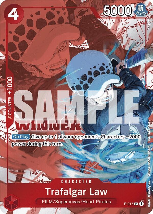 Trafalgar Law (Winner Pack Vol. 7) (P-017) [One Piece Promotion Cards]