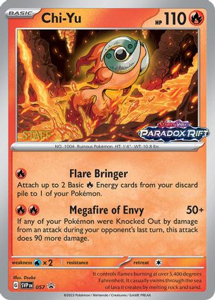 Chi 057  - Holofoil SV Scarlet & Violet Promo Cards - Promo