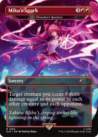 Miku's Spark - Chandra's Ignition (1594) [Secret Lair Drop Series]