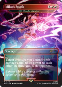 Miku's Spark - Chandra's Ignition (Rainbow Foil) (1594) [Secret Lair Drop Series]