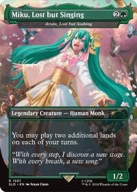 Miku, Lost but Singing - Azusa, Lost but Seeking (1597) [Secret Lair Drop Series]
