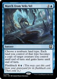 March from Velis Vel (100) [Commander: Modern Horizons 3]