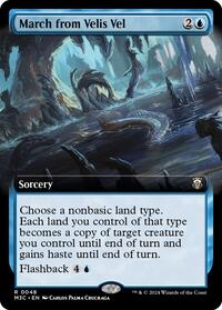 March from Velis Vel (Extended Art) (48) [Commander: Modern Horizons 3]