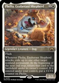 Phelia, Exuberant Shepherd (Foil Etched) (478) [Modern Horizons 3]