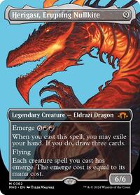 Herigast, Erupting Nullkite (Borderless) (362) [Modern Horizons 3]
