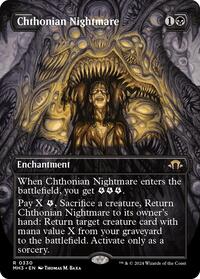Chthonian Nightmare (Borderless) (330) [Modern Horizons 3]